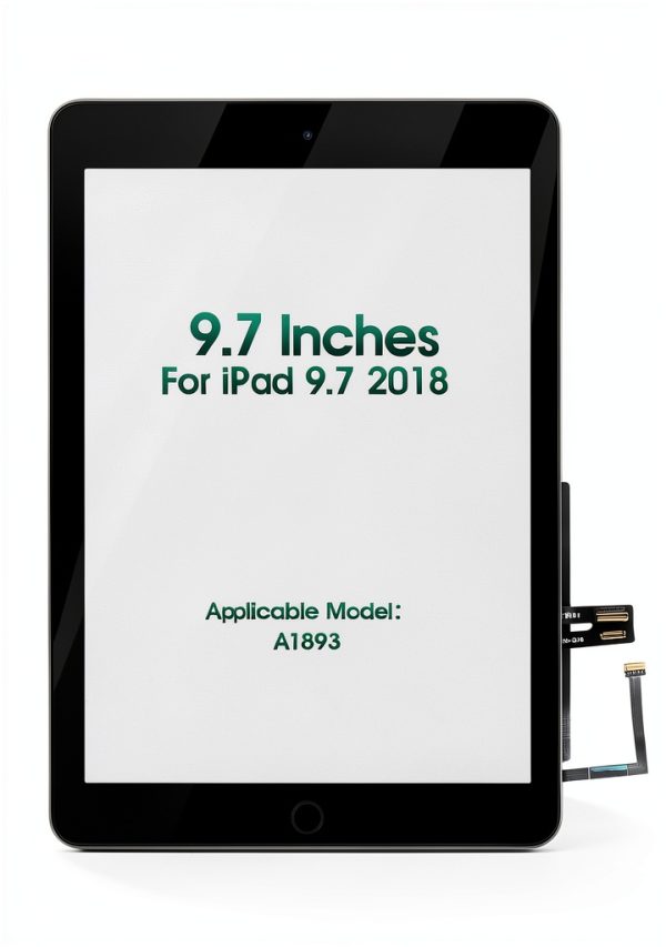 SRJTEK Gray iPad 9.7 Tempered Glass Replacement-2