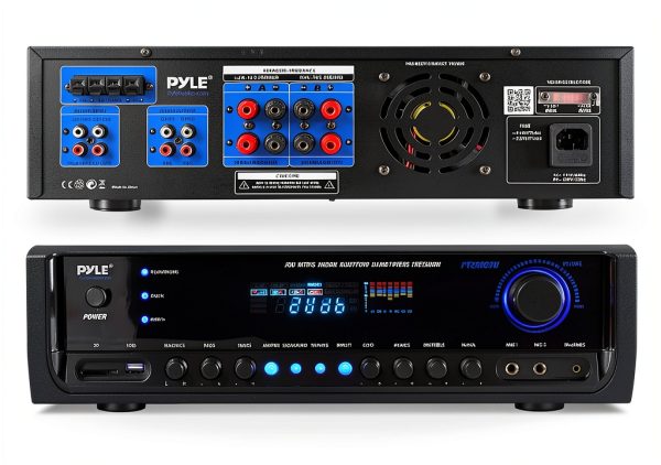 Pyle Stereo Receiver 300W Bluetooth Home Audio-1