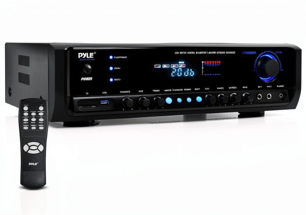 Pyle Stereo Receiver 300W Bluetooth Home Audio-0