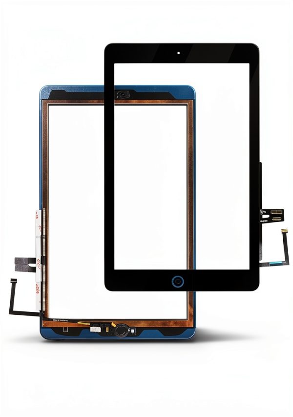 SRJTEK Gray iPad 9.7 Tempered Glass Replacement-3