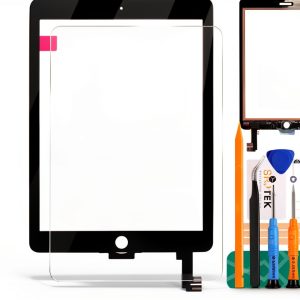 SRJTEK iPad Air 2 9.7" Digitizer Screen Replacement Black High Quality-0