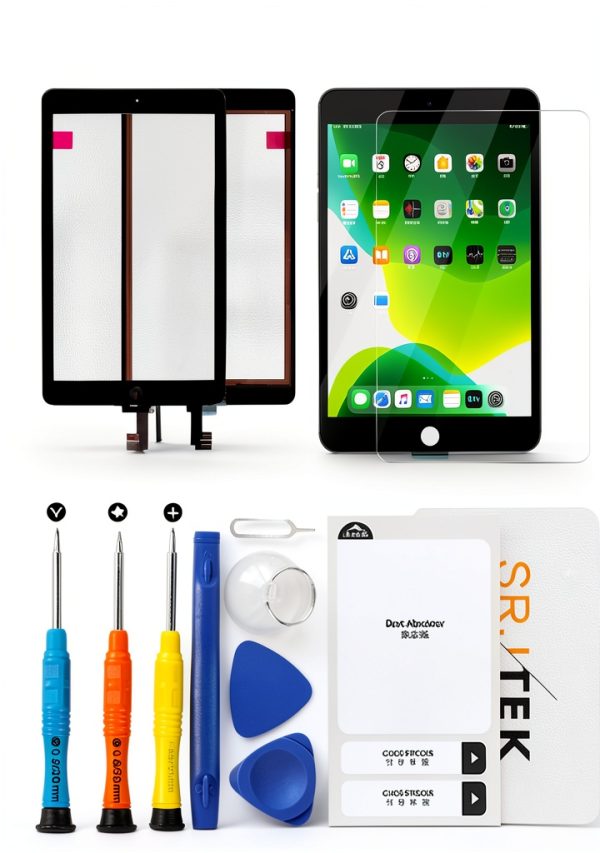 SRJTEK iPad Air 2 9.7" Digitizer Screen Replacement Black High Quality-6