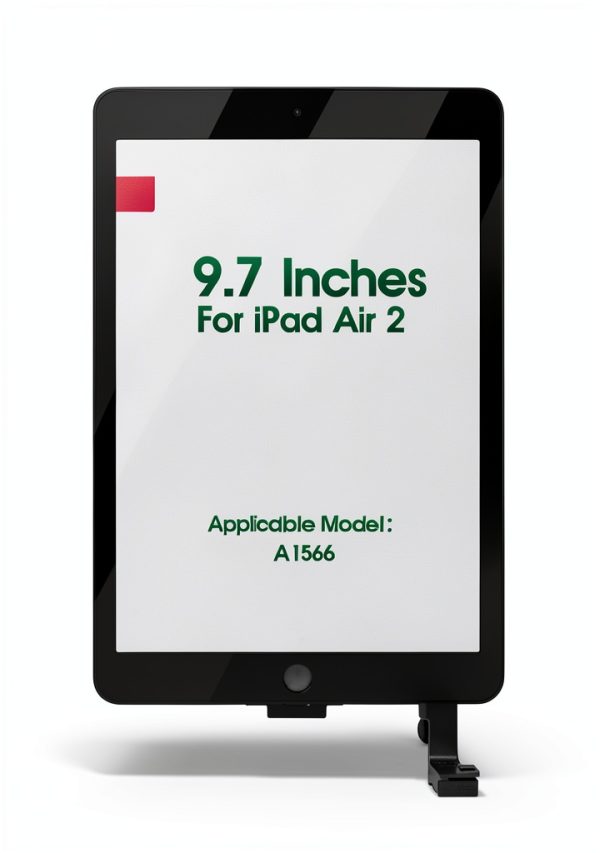 SRJTEK iPad Air 2 9.7" Digitizer Screen Replacement Black High Quality-2