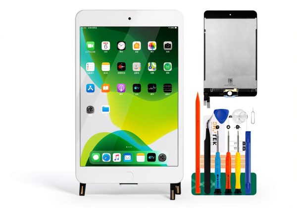 SRJTEK iPad mini 4 Replacement Screen White LCD 10.59x5.98in-0