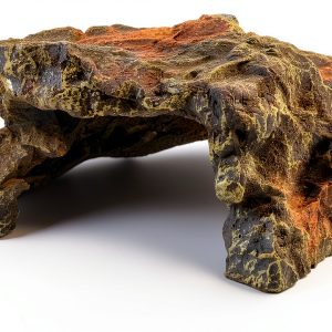 Resin Reptile Rock Cave IBWell Hideout for Geckos & Turtles 7.5x6.3in-0